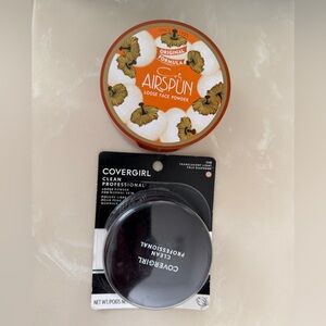 Covergirl Clean Professional Face Powder and Coty loose face powder